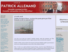 Tablet Screenshot of patrickallemand.fr